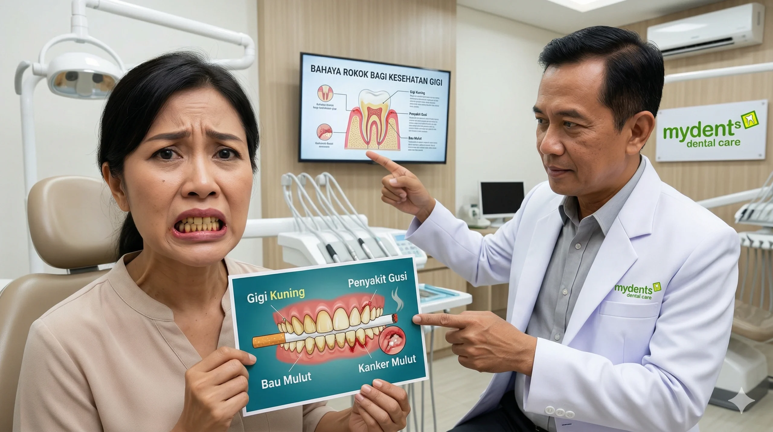 bahaya rokok bagi kesehatan gigi