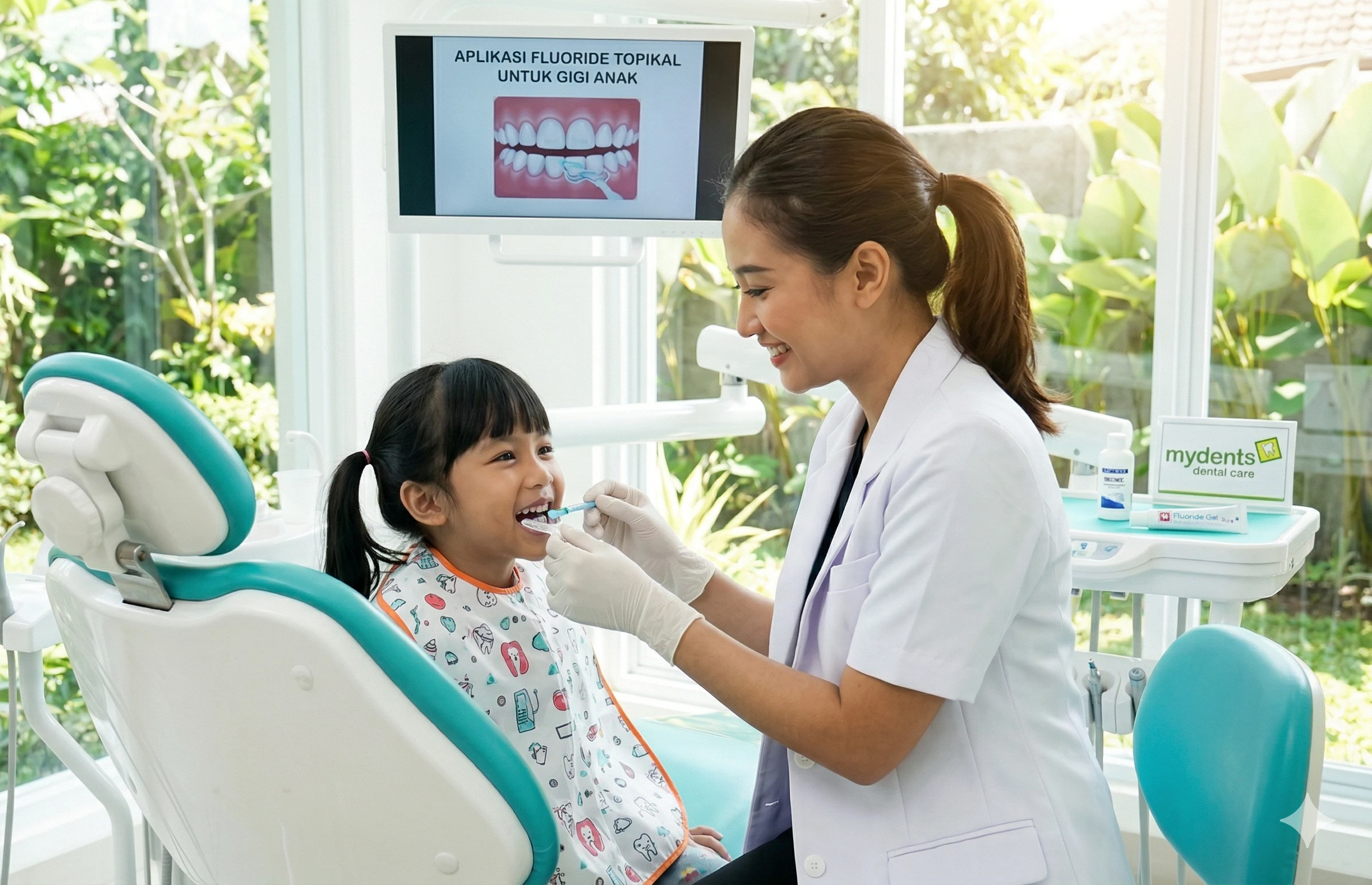 Manfaat Pengaplikasian Fluoride Topikal guna memperkuat gigi anak dari serangan karies