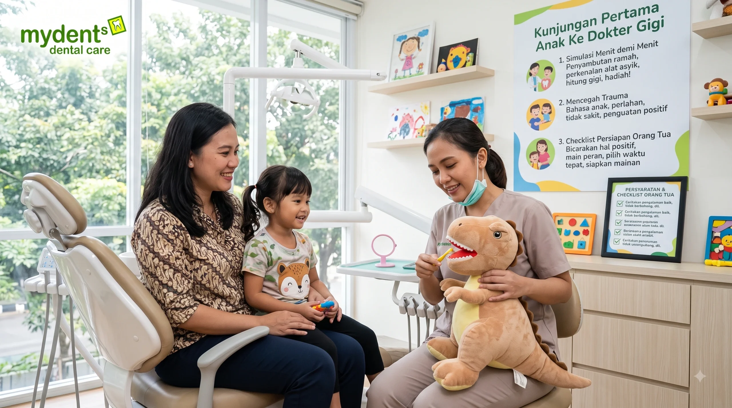 Kunjungan Pertama Anak ke Dokter Gigi: Simulasi Menit demi Menit, Cara Mencegah Trauma, dan Checklist Persiapan Orang Tua