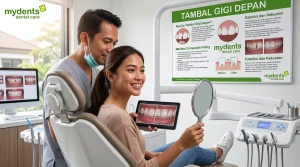 tambal gigi depan